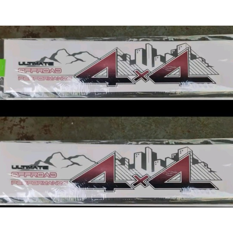 สติ๊กเกอร์ 4 x 4 สำหรับ vigo champ