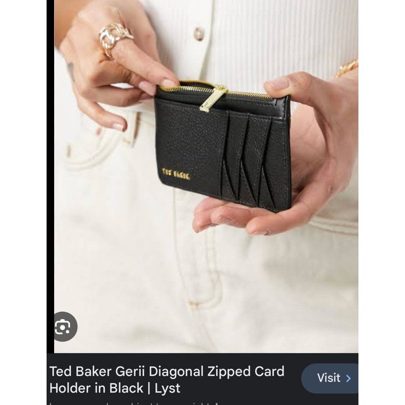 Ted Baker Geri Card Holder (Black สีดำ)