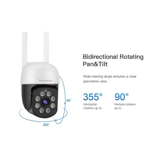 Vstarcam C662 WIFI ความละเอียด 3 ล้านพิกเซล กล้องวงจรปิดไร้สาย กล้องนอกบ้าน Outdoor มีAI+ คนตรวจจับสัญญาณเตือน