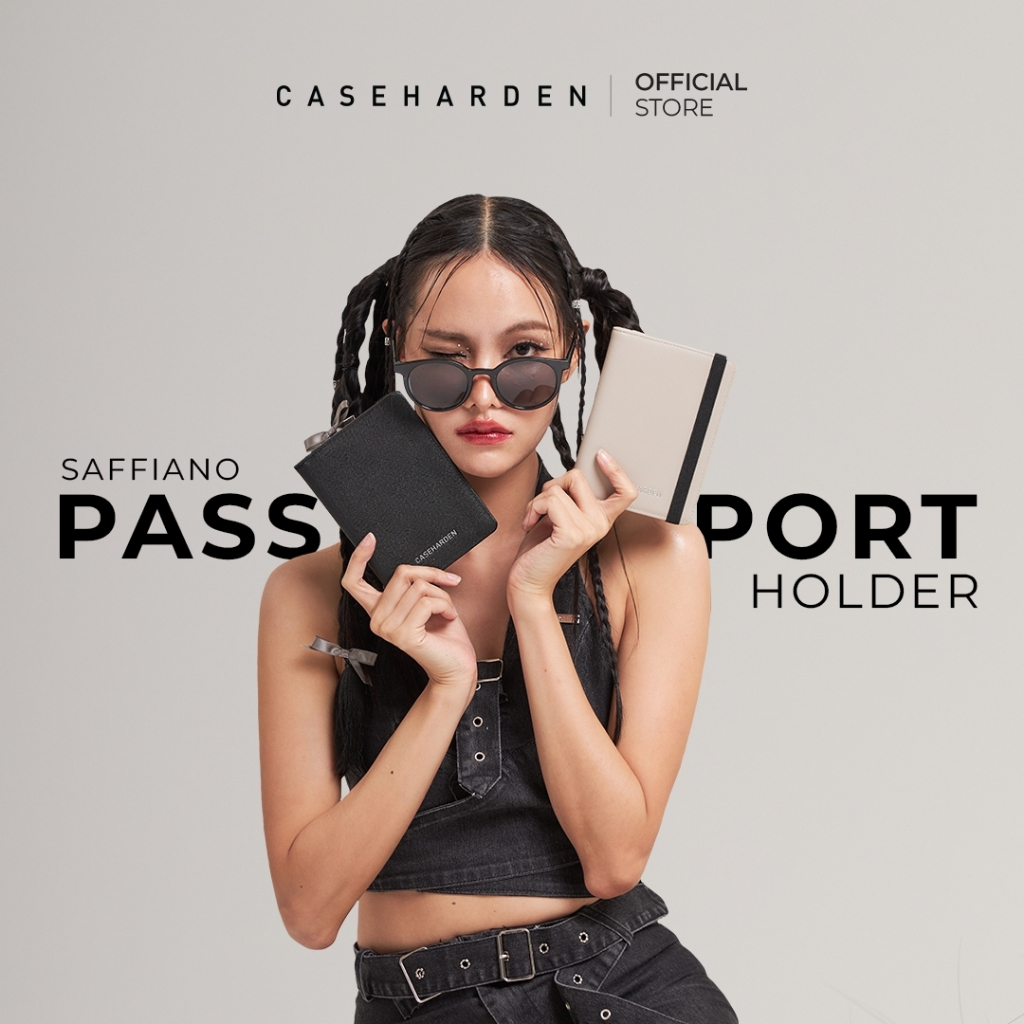 (ใช้โค้ด:15DD300ลด73.-)Caseharden Passport Holder กระเป๋าใส่หนังสือเดินทาง [Passport]