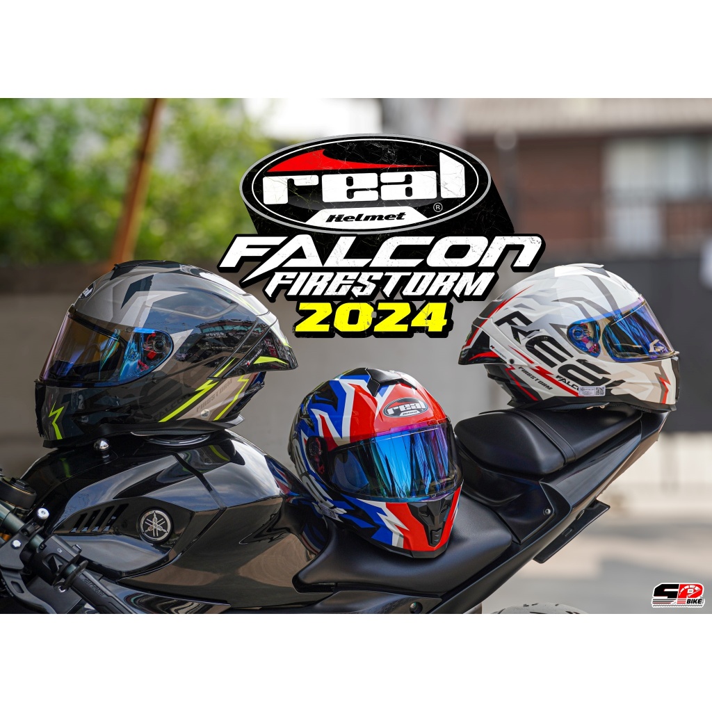 หมวกกันน็อค REAL FALCON FIRE STORM / VICTORY / ICON ส่งไว!!