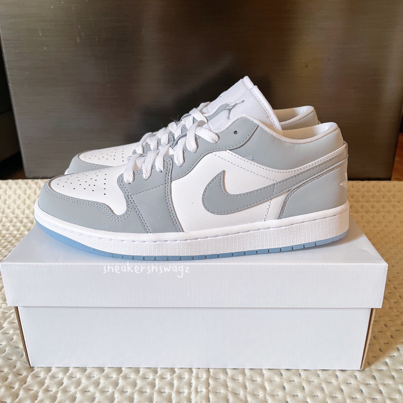 [พร้อมส่ง ส่งภายใน 2-4 วัน] Nike Jordan 1 Low Wolf Grey - (DC0774-105)