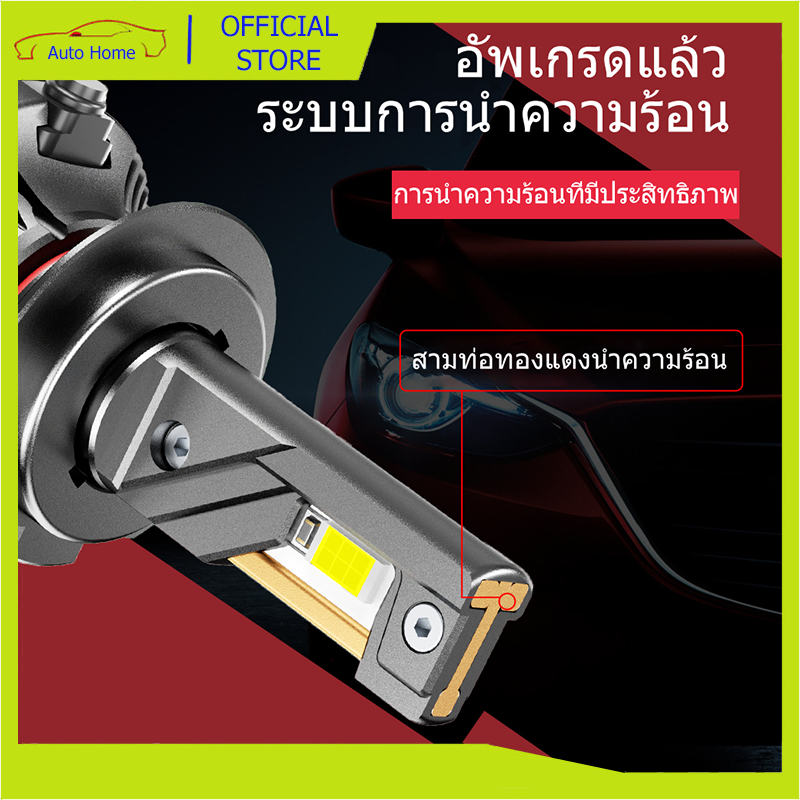 P7Q ไฟหน้ารถ หลอดไฟตัดหมอก LED 150W 31000LM 6000K H1 H3 H4 H7 H8 H9 H11 H13 9005 9006 9012 สีขาว สํา