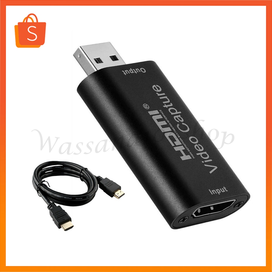Video Capture Card การ์ดจับภาพวิดีโอเสียง 4K HDMI เป็น USB 2.0 FR PS4 เกม DVD Game/Video Live Hdmi C
