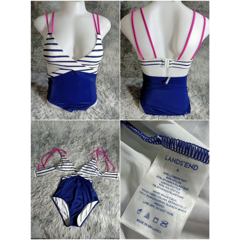 ชุดว่ายน้ำ LAND END SIZE 4 เด็กโต