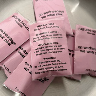 SATURN PARADE (EDP) น้ำหอมขนาดทดลอง กลิ่น On Wednesdays We Wear Pink 💗