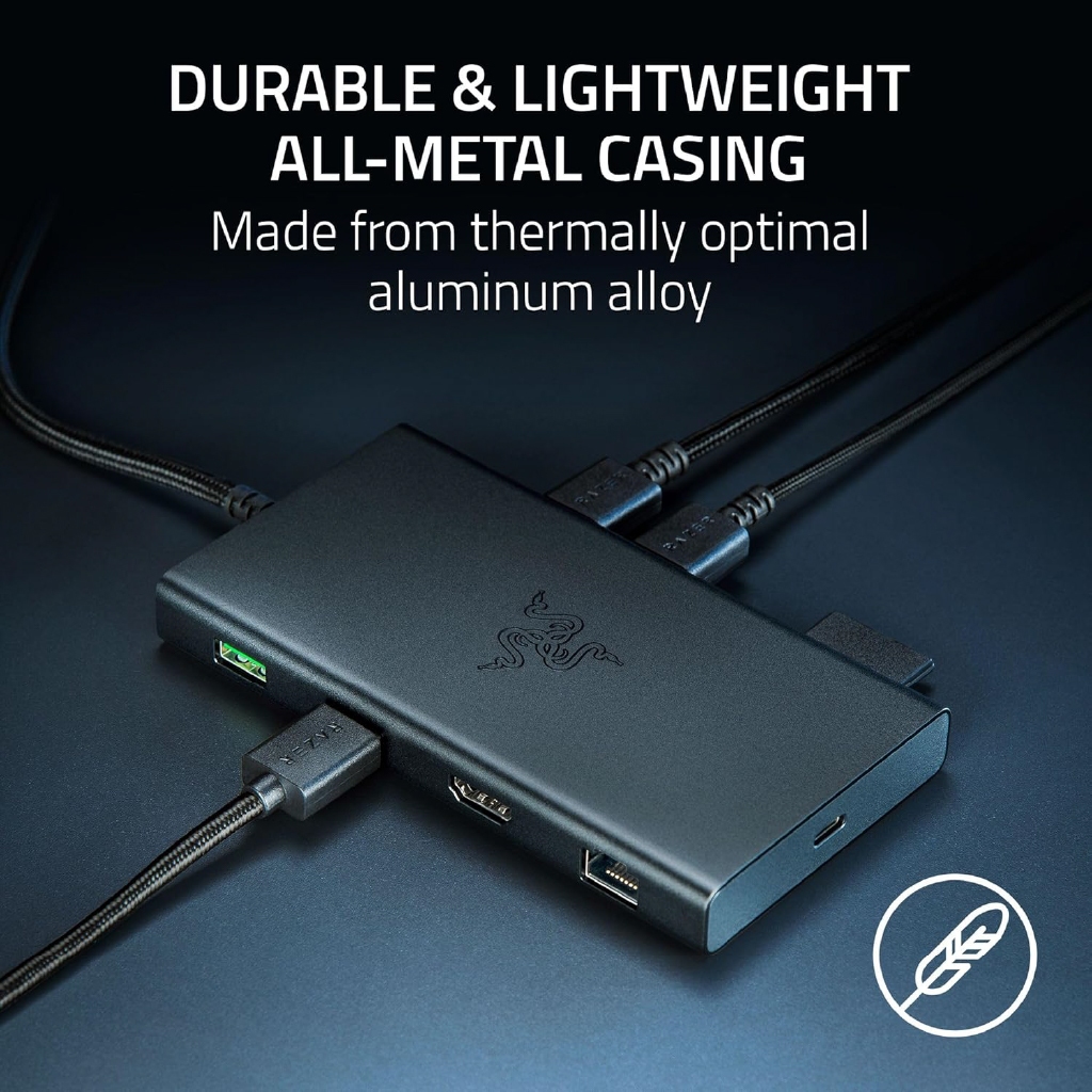 Razer USB C Dock - 11-in-1 Multiport Adapter อุปกรณ์เพิ่มช่อง USB