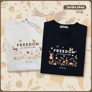 Jarikashop - เสื้อยืดลาย Bird  ( งานป้าย.. Jarika ) ( จ233 )