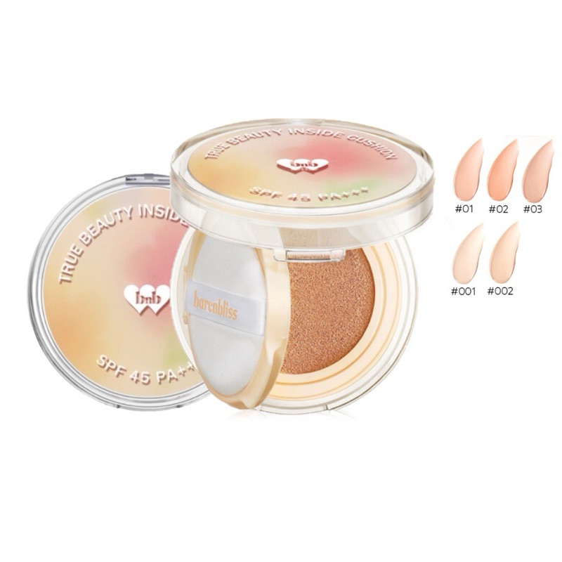 bnb barenbliss รีฟิล คุชชั่นเกาหลีผสมรองพื้นบำรุงผิว กันแดด True Beauty Inside Cushion SPF45 PA+++ R