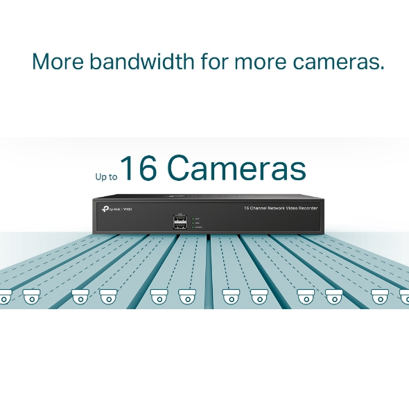 ⚡️เครื่องบันทึก NVR⚡️TP-LINK (VIGI-NVR1016H) VIGI 16 Channel Network Video Recorder