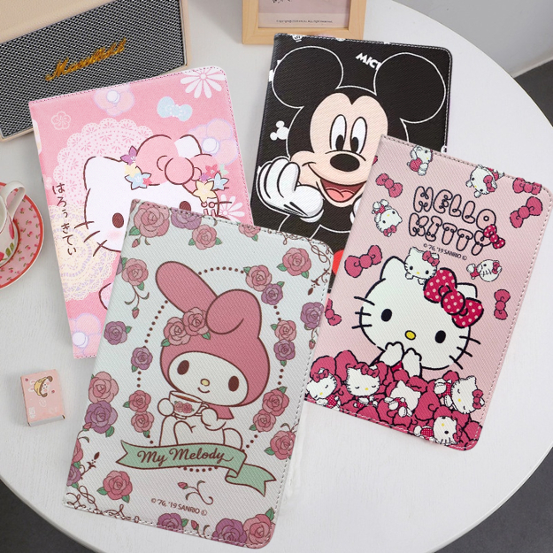 เคสไอแพดลายการ์ตูนมีที่ใส่ปากกาได้ มินิ Mini 1 2 3 4 5 / Pro 9.7 แอร์ Air1 Air2 / Pro 10.5 Air3 / Gen 7 8 9 10.2