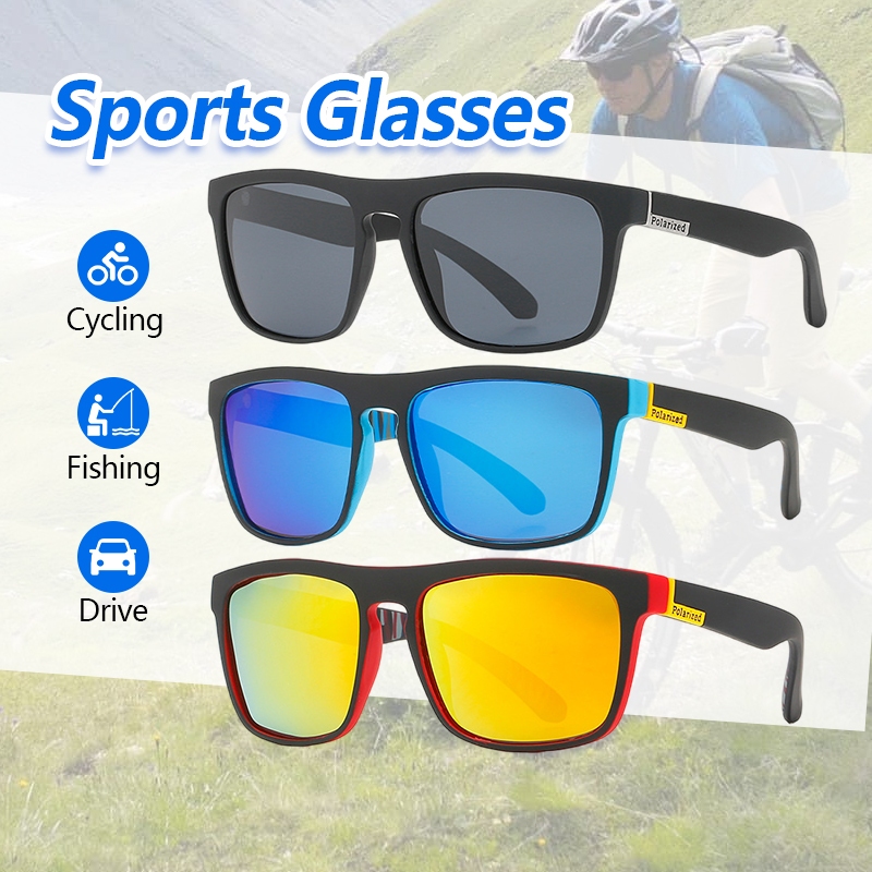 แว่นกันแดด แว่นตากันแดดกีฬาโพลาไรซ์ sunglasses เหมาะสำหรับวิ่ง การเดินป่า ตกปลา ขับรถ กอล์ฟ