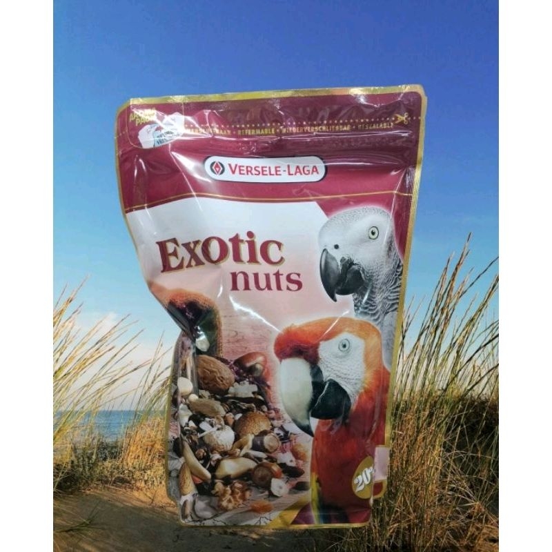 Exotic nuts ขนมถั่วรวมสำหรับนก/ 750g.