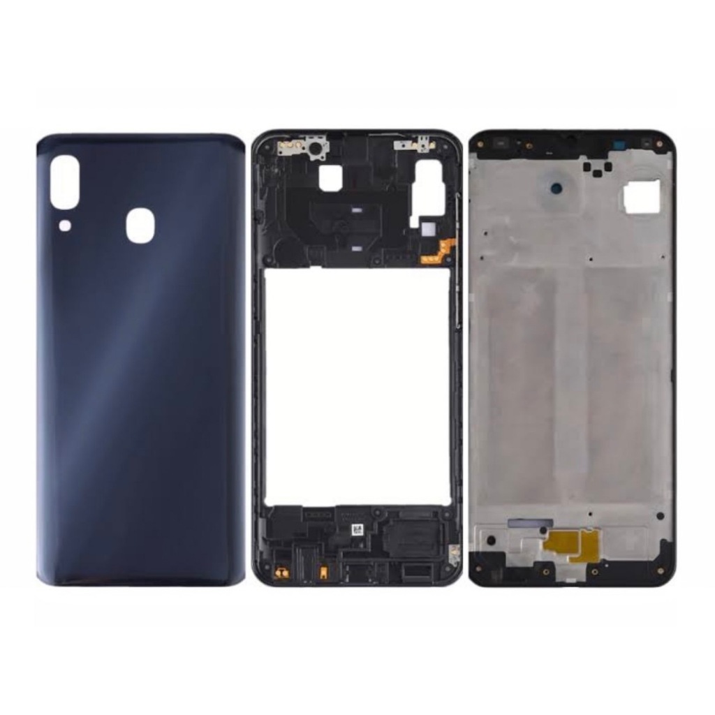 บอดี้ ฝาหลัง+เคสกลาง Samsung A30 samsung a30 (สำหรับเปลี่ยนบอดี้ตัวเก่า ที่หักหรือโค้งงอแตกหัก)