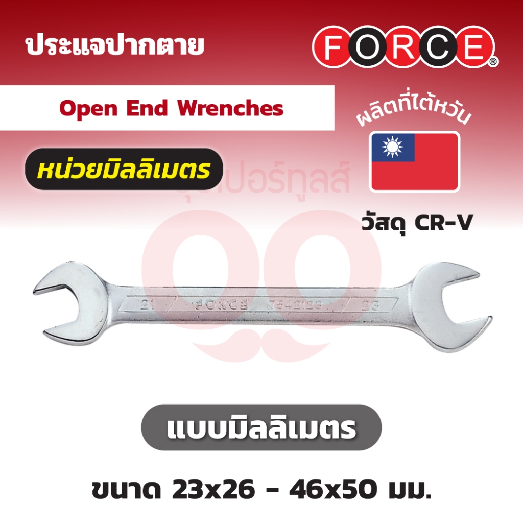 7544650 ประแจปากตาย 2 ข้างขนาด 46X50