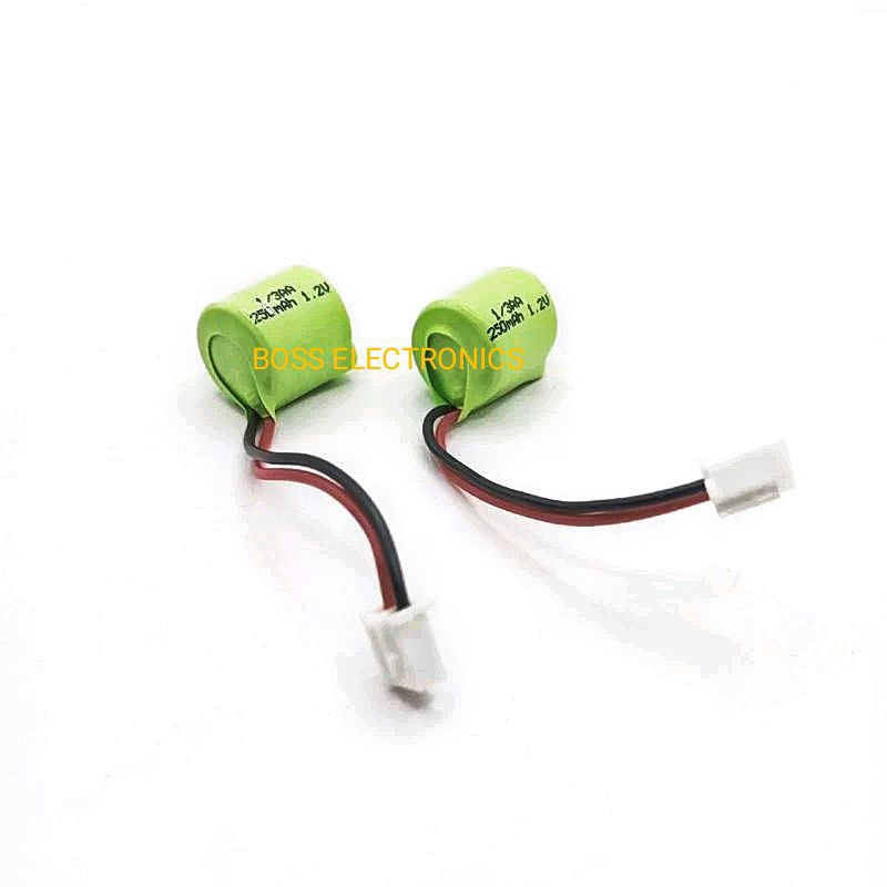 ราคาต่อ 1ก้อน แบตเตอรี่ 1.2V Battery 1/3AA 1.2V 250mah แบตเครื่องตั้งเวลา แบตนาฬิกาตั้งเวลา แบตเตอรี่สำรองทามเมอร์