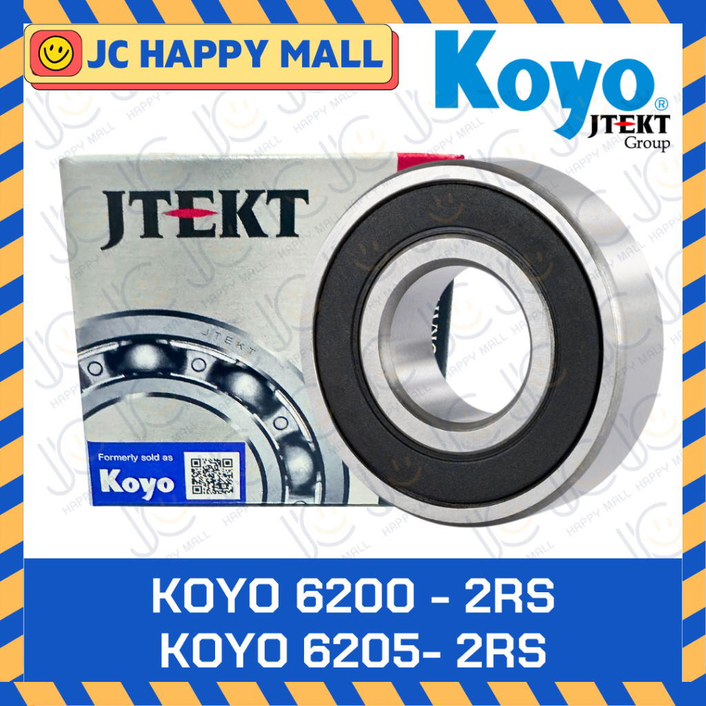 KOYO 6200 2RS KOYO 6201 2RS KOYO 6202 2RS KOYO 6203 2RS KOYO 6204 2RS KOYO 6205 2RS ของแท้ 100 % MAD