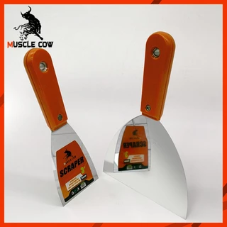 Muscle Cow เกียงโป๊วสี เกียงขูด เกียง สแตนเลส ปัดเงา เกรดพรีเมี่ยม 2”, 3”, 4”,5” 6” เกียงโป้วสี เกียง เกรียง เกียงโป้วสี