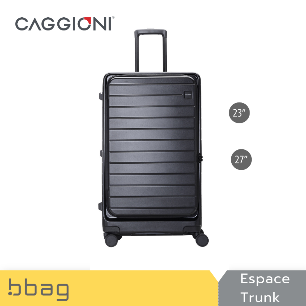 CAGGIONI กระเป๋าเดินทาง รุ่นเอสเปซทรังค์ (Espace Trunk) C23062 : สีดำ