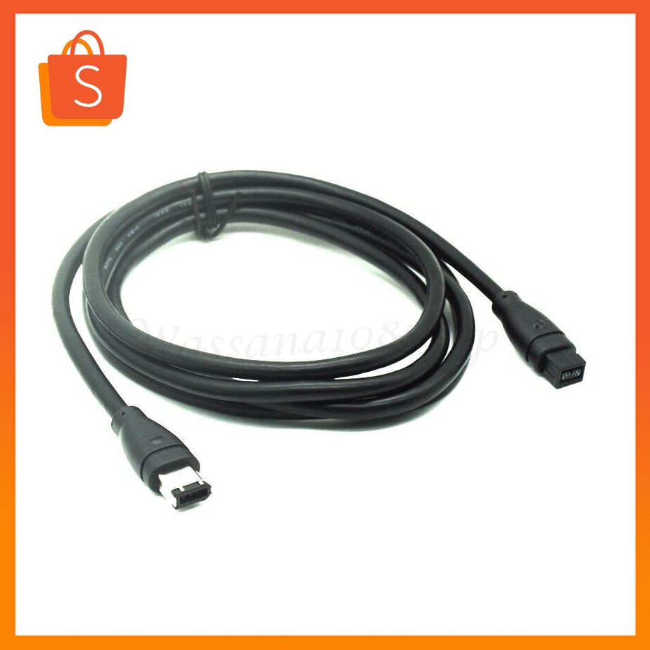 FireWire 9 PIN To 6 PIN 800 400 9-6 9 PIN/6 PIN FireWire 800 FireWire 400 9-6 Cable IEEE 1394B 1.8m