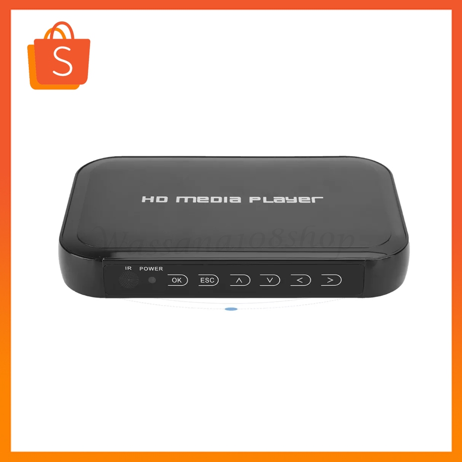 Mini Media Player 1080P Full HD HDMI/USB/AV/VGA เครื่องเล่น HD Player