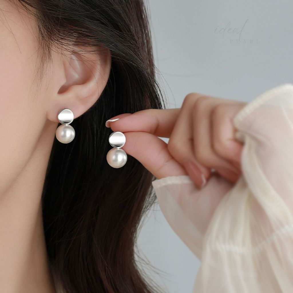 iDEAL✨ต่างหูไข่มุก Your Beauty ต่างหูมุก ของขวัญแฟน ต่างหูมุกแท้ ตุ้มหูมุก ต่างหูเงิน925 ตุ้มหูสวยๆ ใส่แล้วดูหรูดูแพง