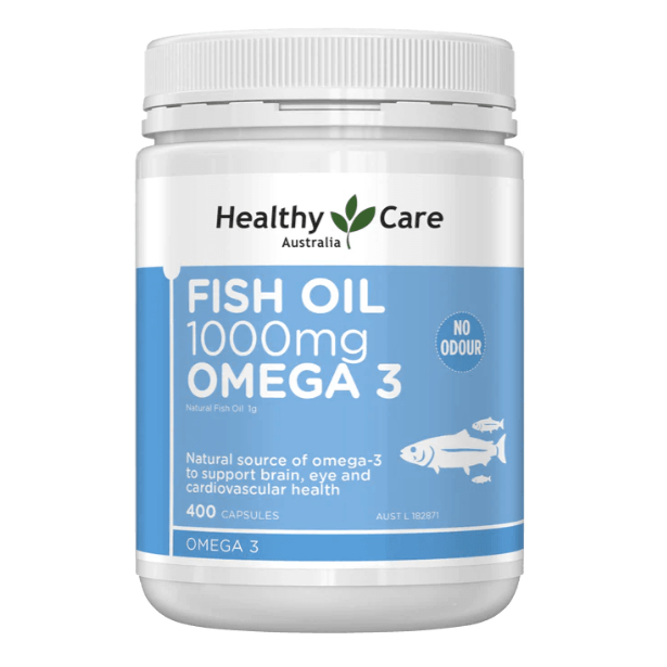 Healthy Care - Fish Oil 1000mg Omega 3 400 Capsules
