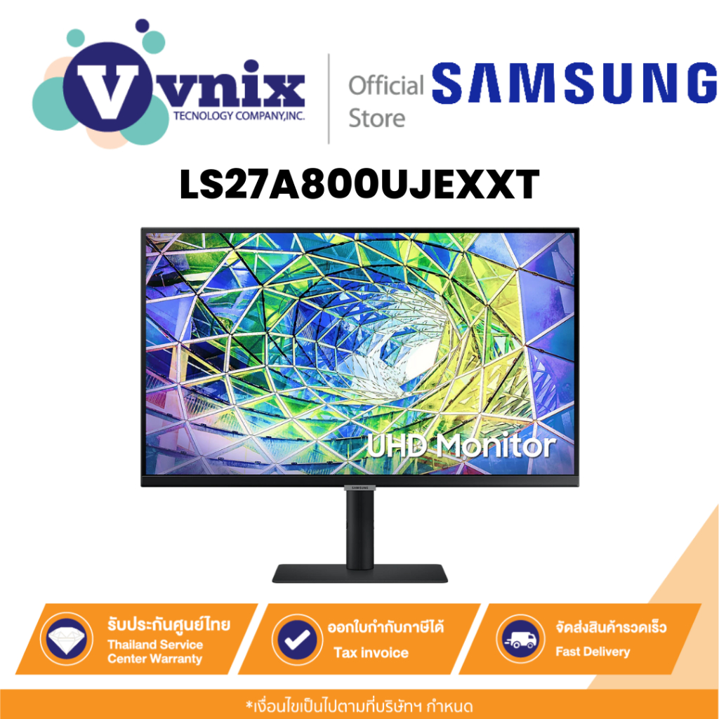 LS27A800UJEXXT Samsung หน้าจอ Monitor 27"" IPS HRM 4K SA800U By Vnix Group