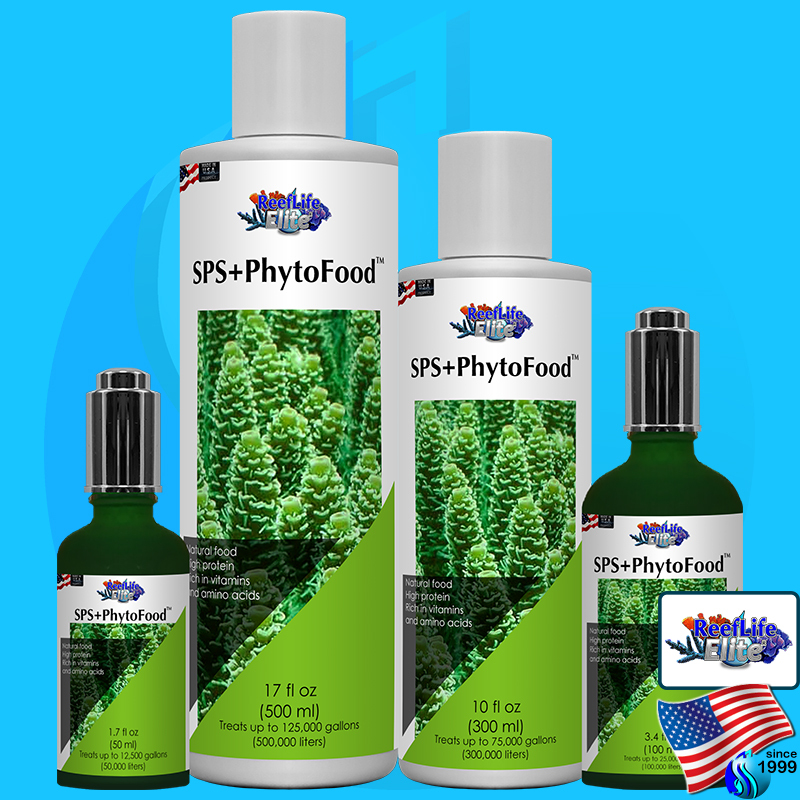 ReefLifeElite SPS+PhytoFood อาหารปะการัง อาหารเหลว แพลงตอนพืช Coral Food Phytoplankton Liquid Food plankton petlife