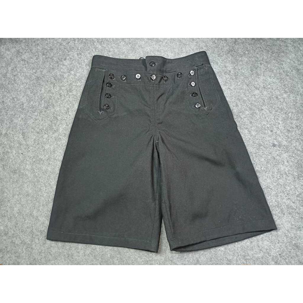 กางเกงทหารเรือ USN ตัดขาสั้น TROUSERS MEN (BLUE ENLISTED)  รอบเอวจริง 32