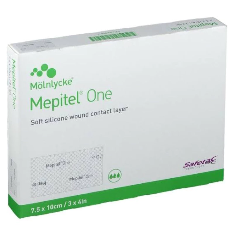 Mepitel One แผ่นตาข่ายซิลิโคน รองแผล ช่วยให้ไม่ติดแผล (ราคา1 แผ่น)