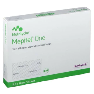 Mepitel One แผ่นตาข่ายซิลิโคน รองแผล ช่วยให้ไม่ติดแผล (ราคา1 แผ่น)