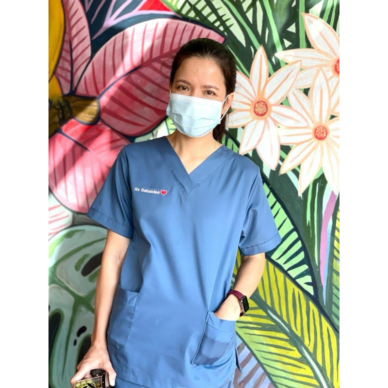 ชุดสครับ สีเทา by t88studio