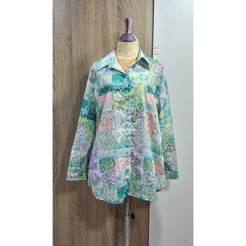 เสื้อตัวยาว มือ1 ป้าย P.Pream shop ใส่เที่ยวสงกรานต์ได้นะคะ