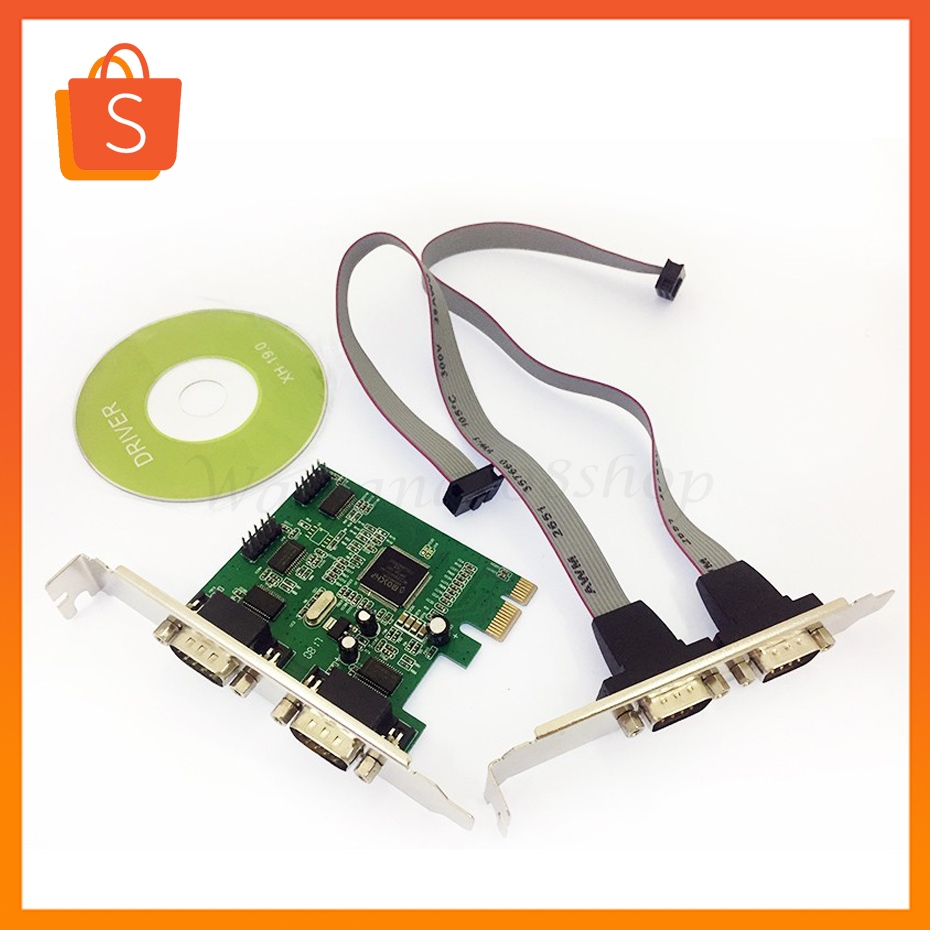 PCI Express Serial DB9 RS232 4 Ports