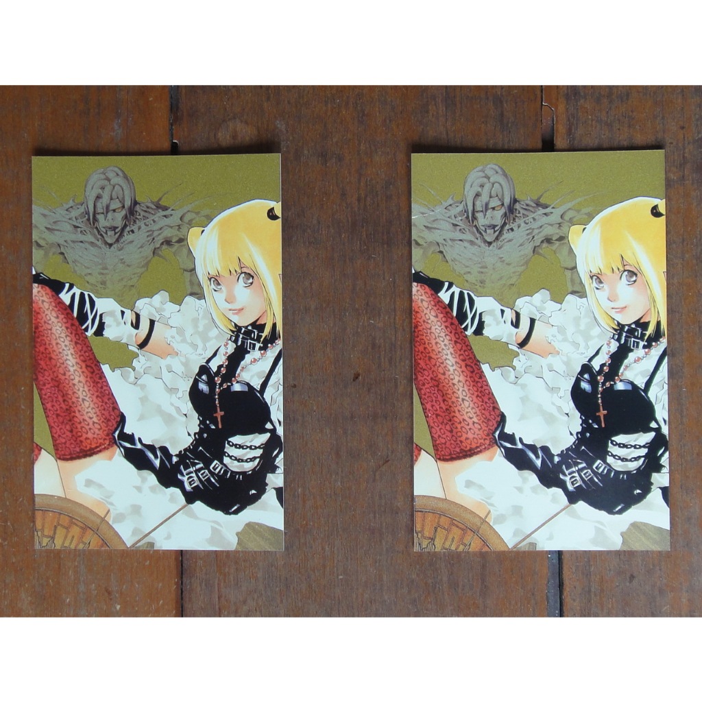 โปสการ์ดทอง Death Note Pocket Edition เดธโน๊ต เล่ม 3 ผลงานของ Takeshi Obata ทาเกชิ โอบาตะ (มือสอง)