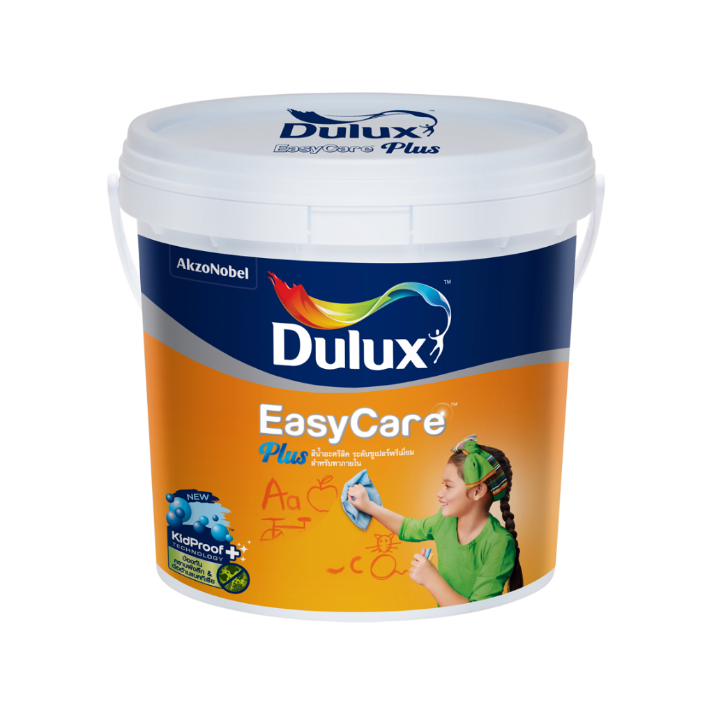 Dulux อีซี่แคร์พลัส ขนาด 9ลิตร สีทาบ้าน สีน้ำ สีทาภายนอก+ภายใน เกรด 15 ปี ICI สีตามสั่ง