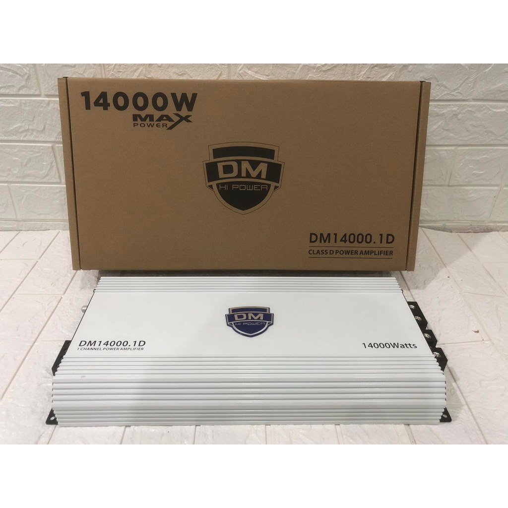 DM14000.1D แอมป์ ขับ ซับ เบส 10 12 15 นิ้ว สุดยอดขุมพลัง