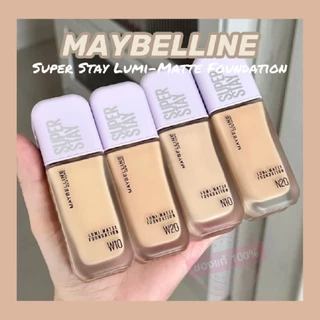 [รองพื้นฝาม่วง] MAYBELLINE Superstay Lumi Matte Foundation 35ml. เมย์เบลลีน นิวยอร์ก ซุปเปอร์สเตย์ ลูมิแมท ผิวเงาเล่นแสง