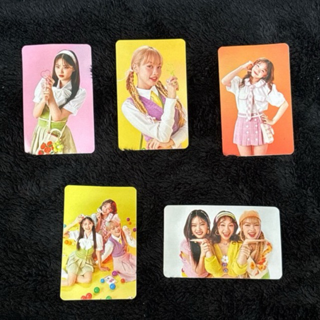 การ์ด Sunsu x PiXXiE ของแท้ พิมมา มาเบล อิงโกะ แบบกลุ่ม แนวตั้ง แนวนอน