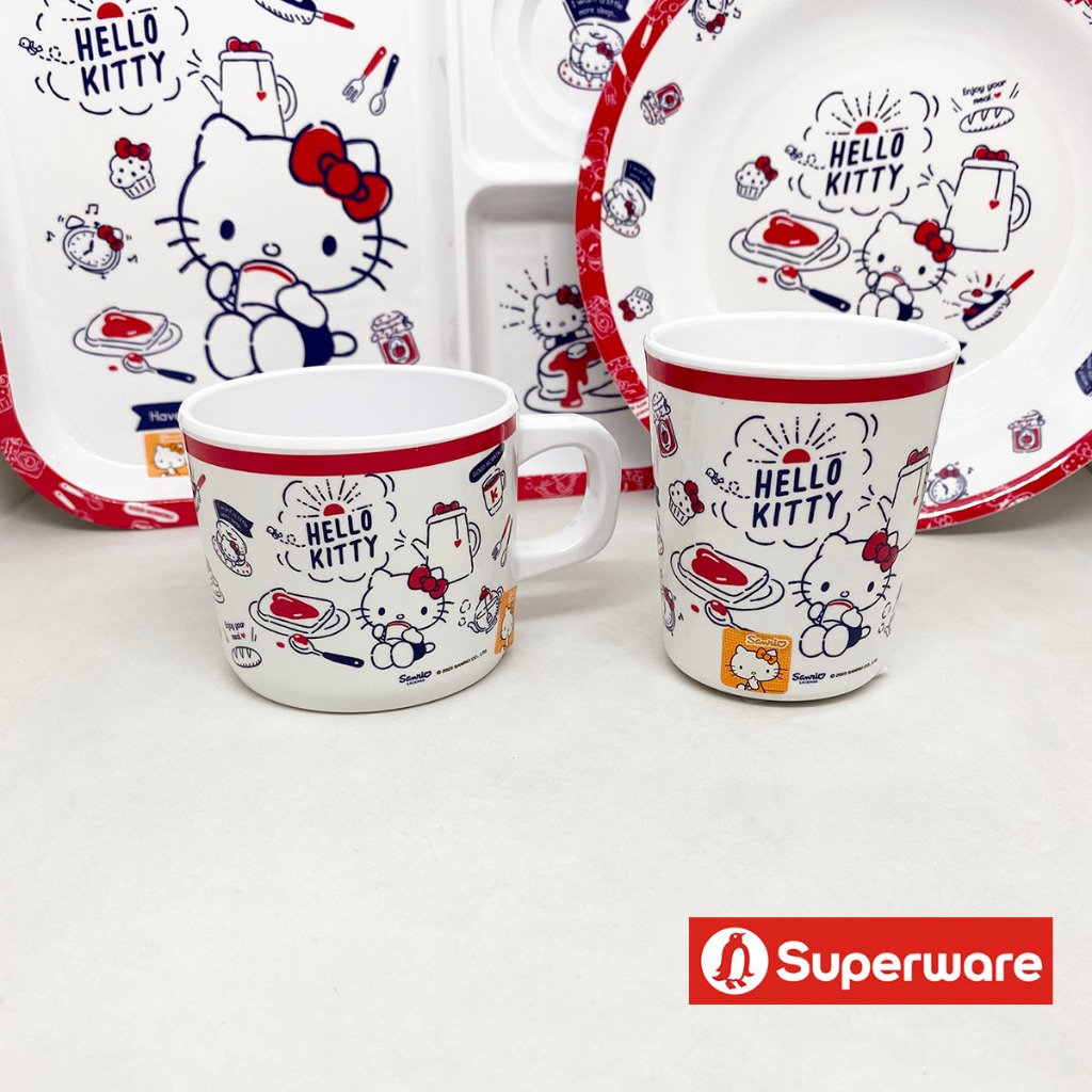 คิตตี้ เบรคฟาสต์ จานข้าว ช้อนส้อม เมลามีน ศรีไทยซุปเปอร์แวร์ Superware Sanrio Kitty [ขายเป็นชิ้น / เลือกรหัสสินค้า] ราคา ถูกที่สุด ดีลบีเคเค แกลเลอรีภาพที่ 8