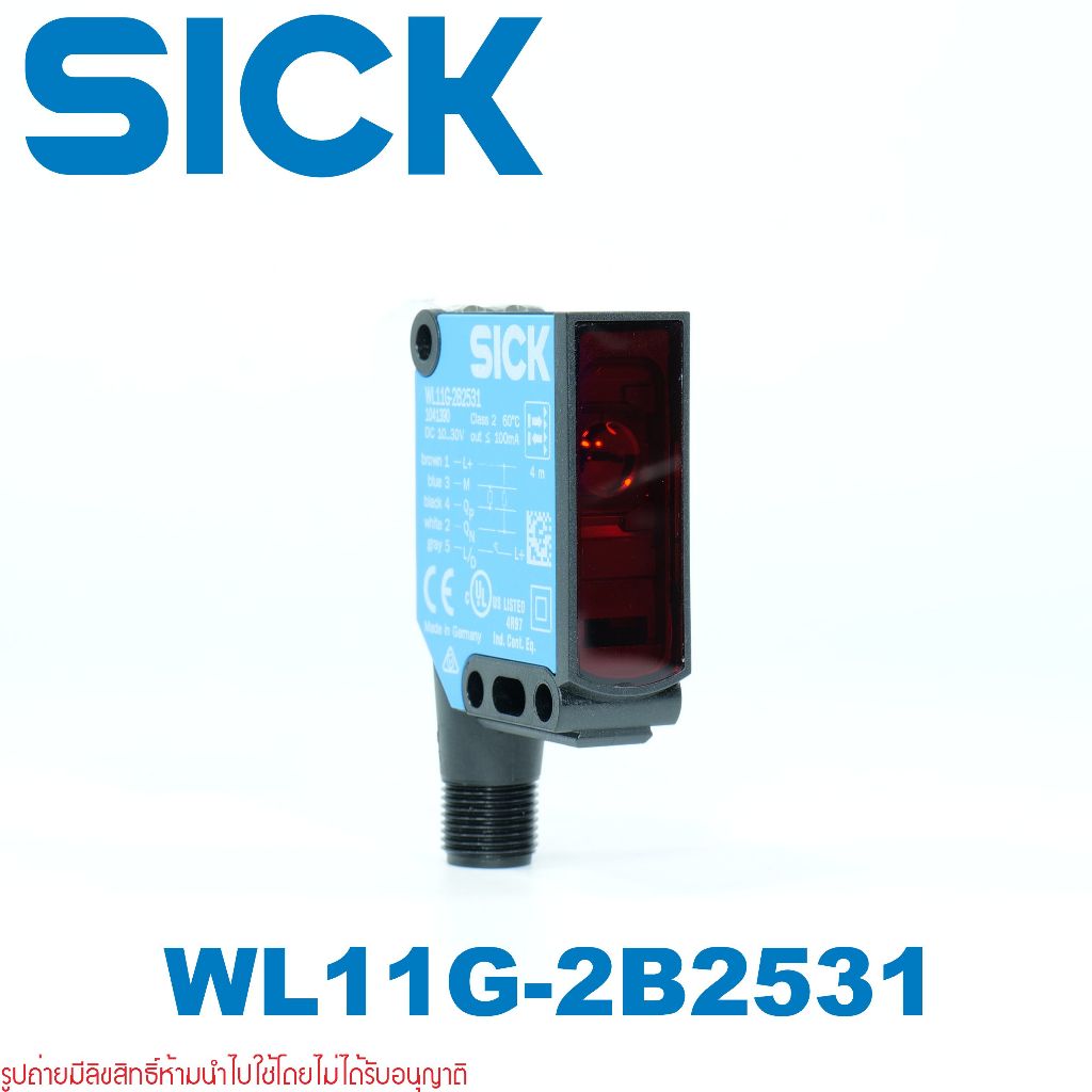 WL11G-2B2531 SICK WL11G-2B2531 SICK 1041390 Sick Retroreflective Photoelectric Sensor, Block Sensor,