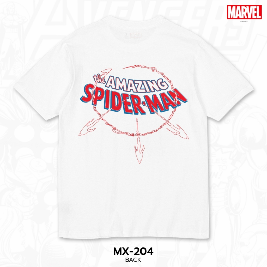 Power7Shop เสื้อยืดการ์ตูน มาร์เวล Spider Man ลิขสิทธ์แท้ MARVEL COMICS T-SHIRTS (MX-204) — صورة 3