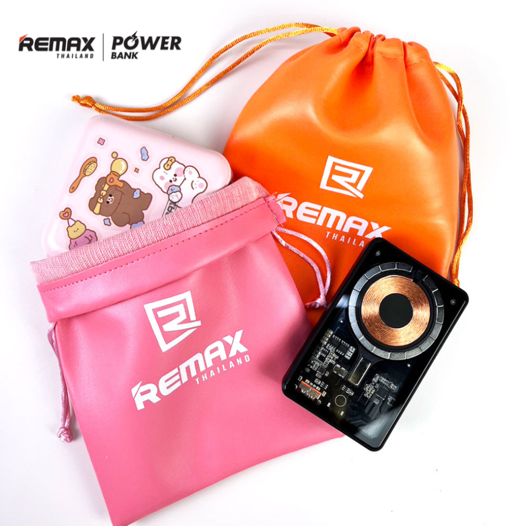 Remax Gadget Bag - ถุงผ้า หนังPU สำหรับใส่ของ ขนาดพกพา