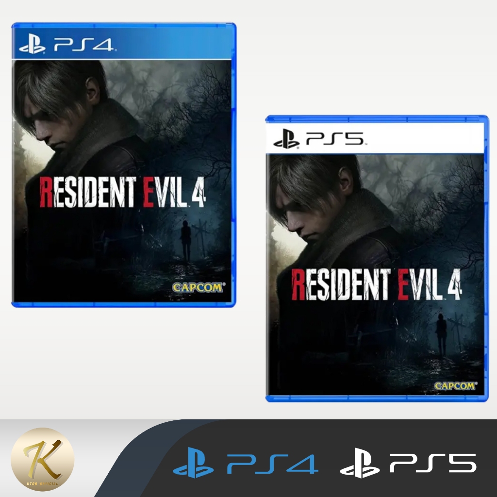 แผ่นเกมส์ ​RESIDENT EVIL 4 REMAKE (PS4 / PS5) (ASIA / ZONE 3)  สินค้าพร้อมจัดส่ง