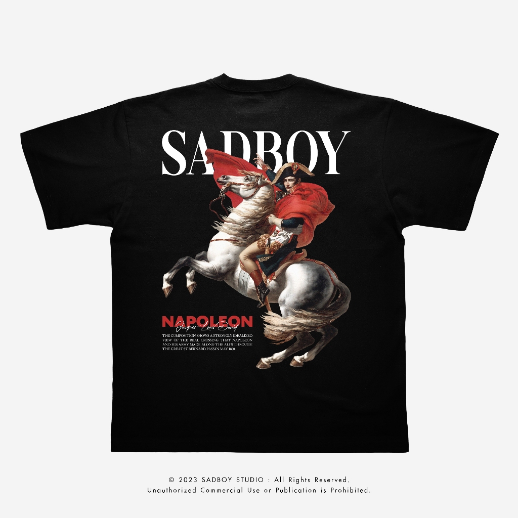 SADBOY® | Napoléon Bonaparte | Semi-Oversized | 100% Organic Cotton