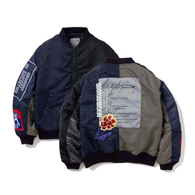 NEIGHBORHOOD x YOHJI YAMAMOTO . MA-1 JACKET