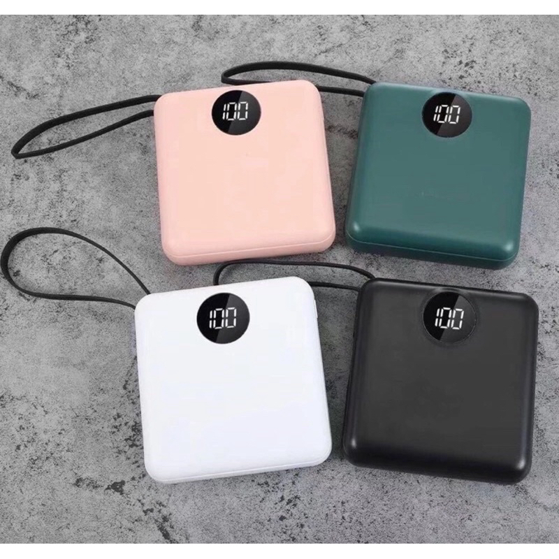 Powerbankรุ่นE31มาใหม่30000mAhพร้อมสายชาร์จ3เส้นในตัว พักง่ายๆมี4สี มีแถมซองให้1ใบค่ะ
