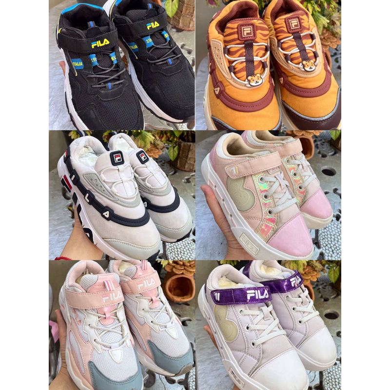 รองเท้าFila รองเท้าเด็กแบรนด์แท้มือสอง