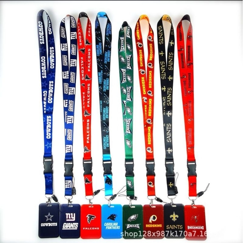 NFL Landyard Neck Strap and Card Holder